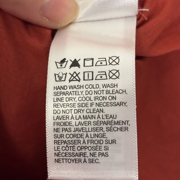 Lucky Brand Red Sleeveless Square Neck Embroidered Cami Dress size XLarge - Picture 12 of 15